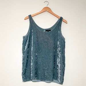 J. Crew Velvet Tank 8 Tall
